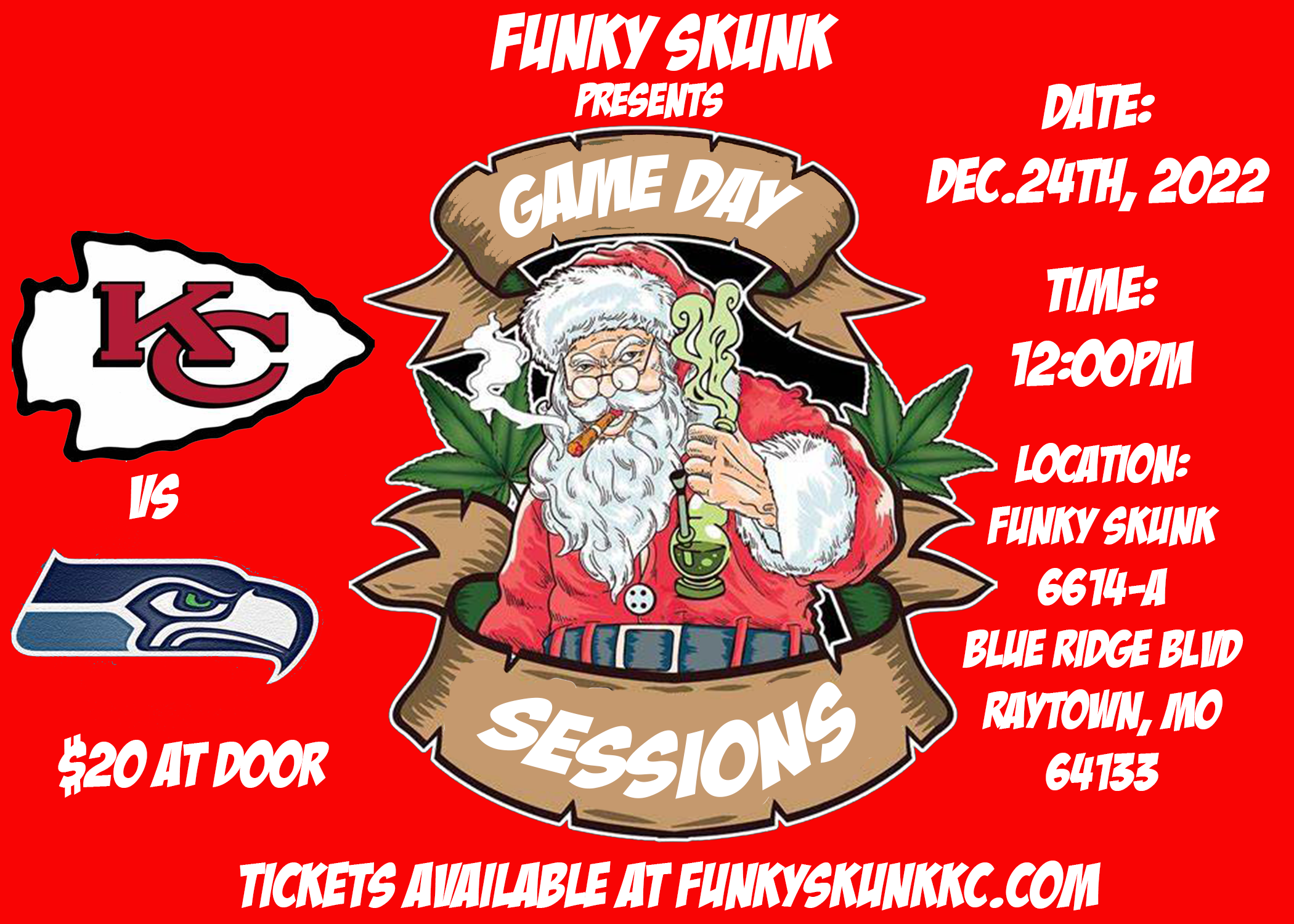 chiefs christmas eve tickets